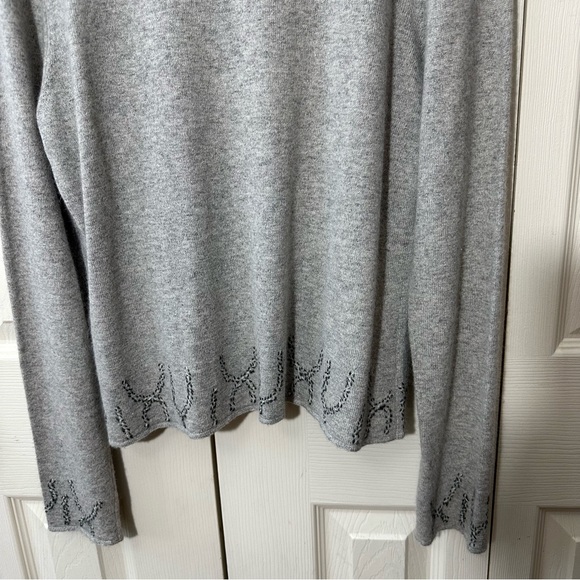 Willi Smith Cardigan Silk Cashmere Rabbit Hair Knit Accent Womens Size Large - Picture 8 of 8